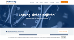 Desktop Screenshot of dsleasing.cz